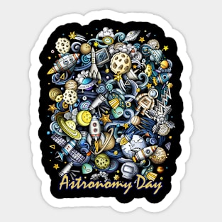 Astronomy Day Sticker